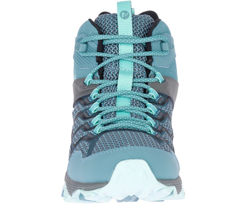 Merrell Moab FST 2 Mid Vanntette Gåsko Dame Blå | 33186W-1WB