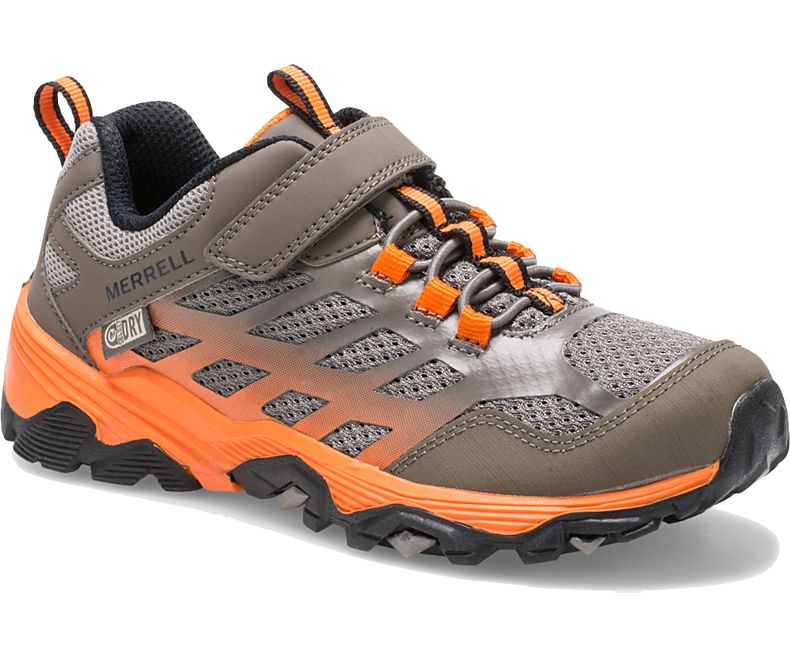 Merrell Moab FST Low A/C Vanntette Sneaker Støvler Barn Brune Oransje | 33215K-1SB