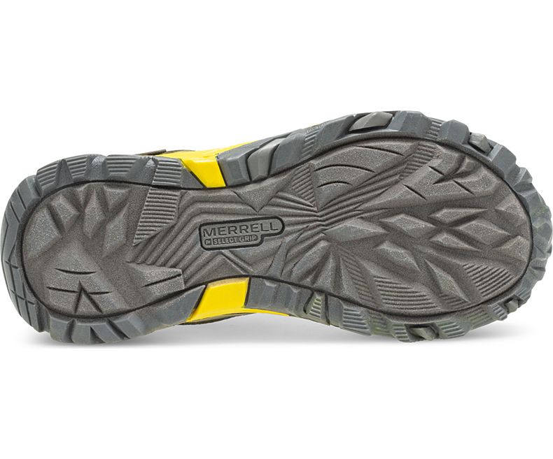 Merrell Moab FST Low Vanntette Joggesko Barn Grå Gul | 38774K-1SA