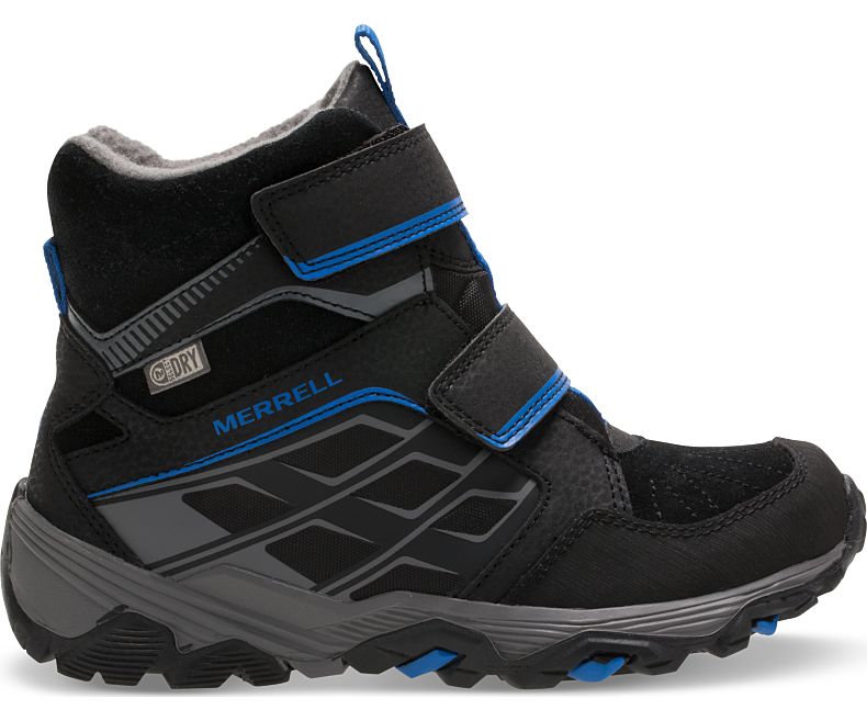 Merrell Moab FST Polar Mid A/C Vanntette Boot Støvler Barn Svarte | 30713K-1HB