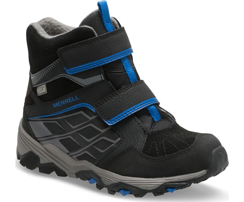Merrell Moab FST Polar Mid A/C Vanntette Boot Støvler Barn Svarte | 30713K-1HB