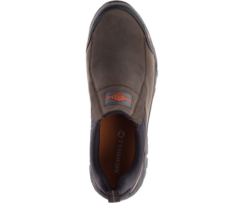 Merrell Moab Rover Moc Comp Tå Arbeids Shoe Tresko Herre Mørke Brune | 31154M-2CD
