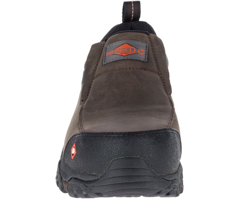 Merrell Moab Rover Moc Comp Tå Arbeids Shoe Tresko Herre Mørke Brune | 31154M-2CD
