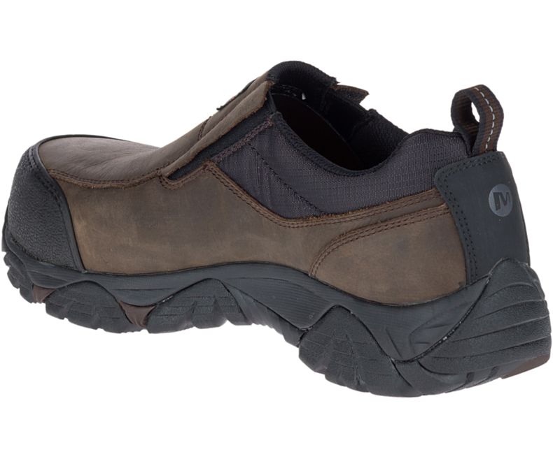 Merrell Moab Rover Moc Comp Tå Arbeids Shoe Tresko Herre Mørke Brune | 31154M-2CD