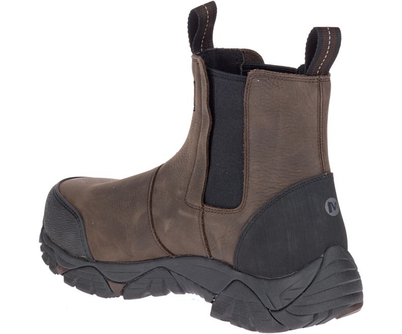 Merrell Moab Rover Pull On Comp Tå Arbeids Boot Arbeidsstøvler Herre Mørke Brune | 35647M-2WD