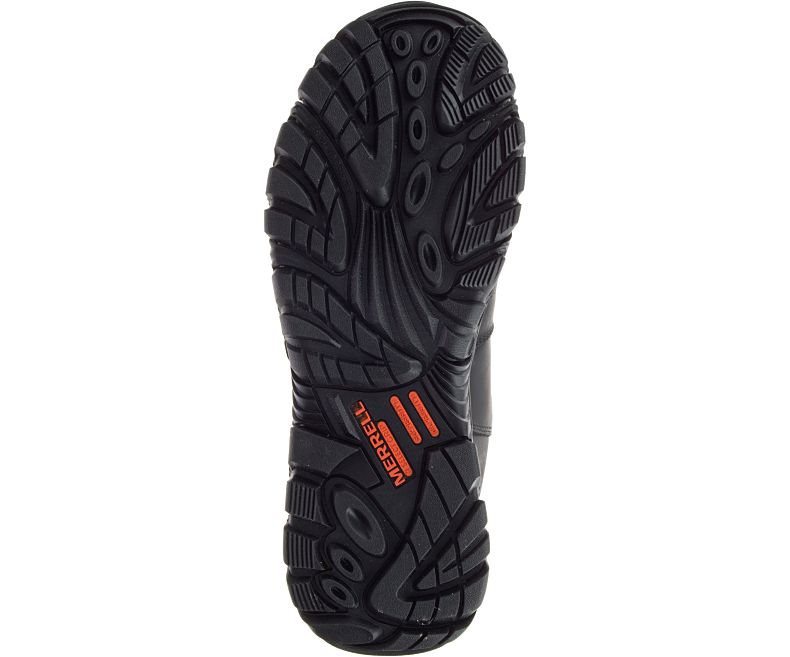 Merrell Moab Rover Pull On Comp Tå Arbeids Boot Brede Bredde Arbeidsstøvler Herre Svarte | 35648M-2WB