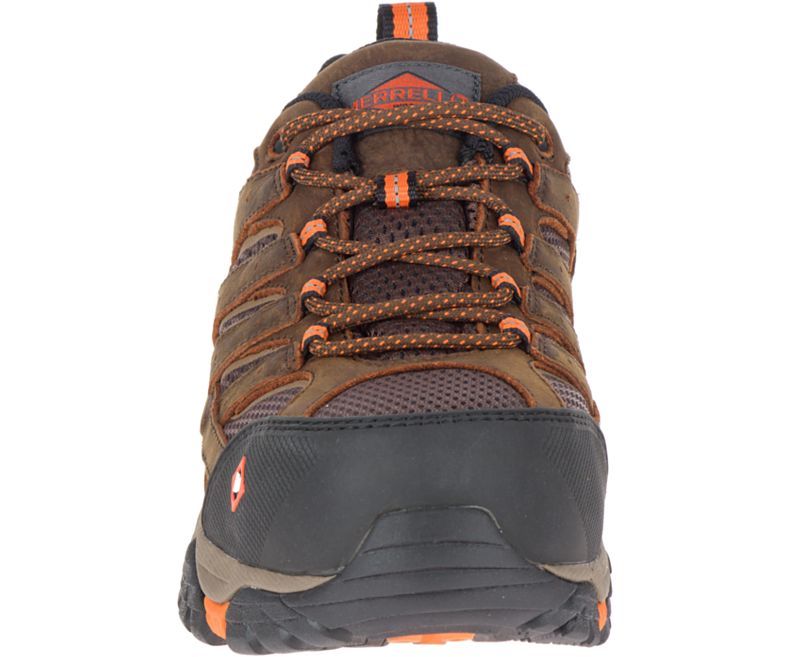 Merrell Moab Vertex Vent Comp Tå Arbeids Shoe Arbeidssko Herre Sjokolade | 38746M-2WC