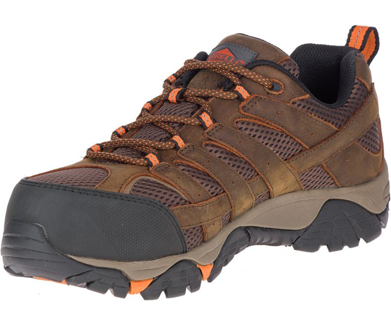 Merrell Moab Vertex Vent Comp Tå Arbeids Shoe Arbeidssko Herre Sjokolade | 38746M-2WC
