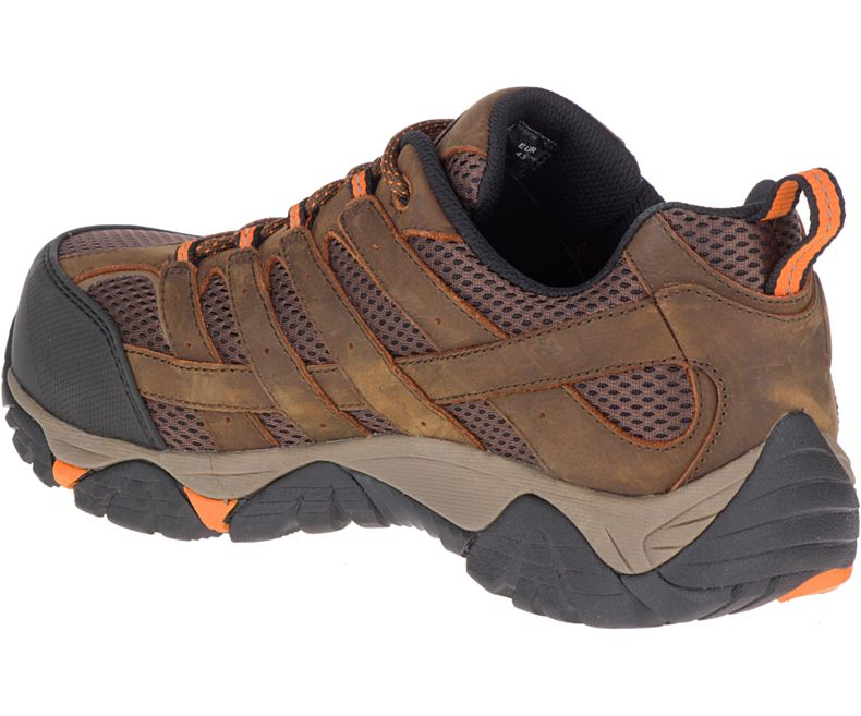 Merrell Moab Vertex Vent Comp Tå Arbeids Shoe Arbeidssko Herre Sjokolade | 38746M-2WC