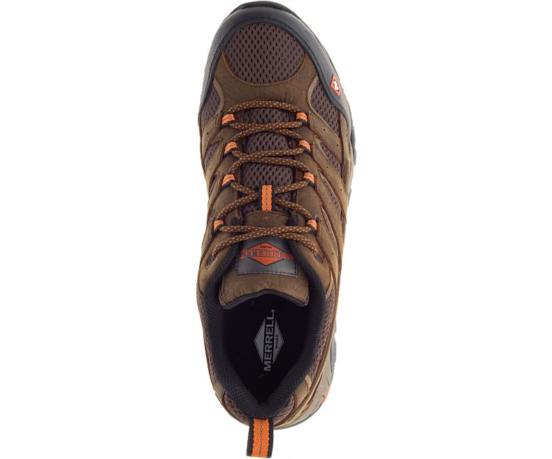 Merrell Moab Vertex Vent SR Arbeids Shoe Brede Bredde Vanntette Sko Herre Sjokolade | 38750M-2WC