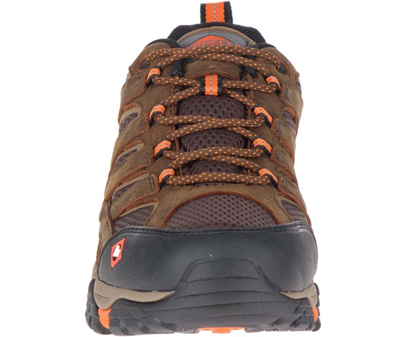 Merrell Moab Vertex Vent SR Arbeids Shoe Brede Bredde Vanntette Sko Herre Sjokolade | 38750M-2WC
