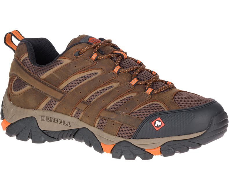 Merrell Moab Vertex Vent SR Arbeids Shoe Brede Bredde Vanntette Sko Herre Sjokolade | 38750M-2WC
