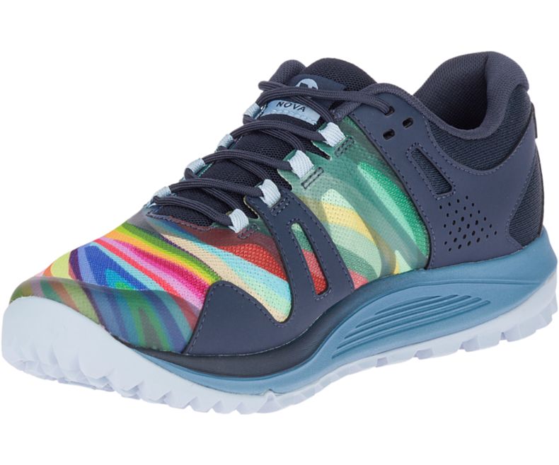 Merrell Nova Rainbow Løpesko Herre Multicolor | 39360M-2RM