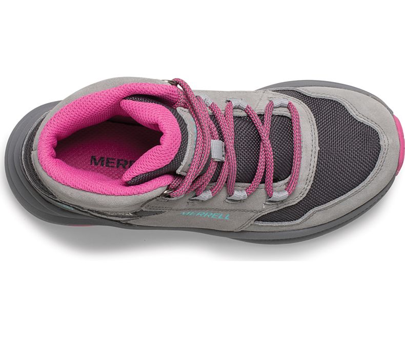 Merrell Ontario 85 Vanntette Støvler Barn Grå Rosa | 40912K-1HA
