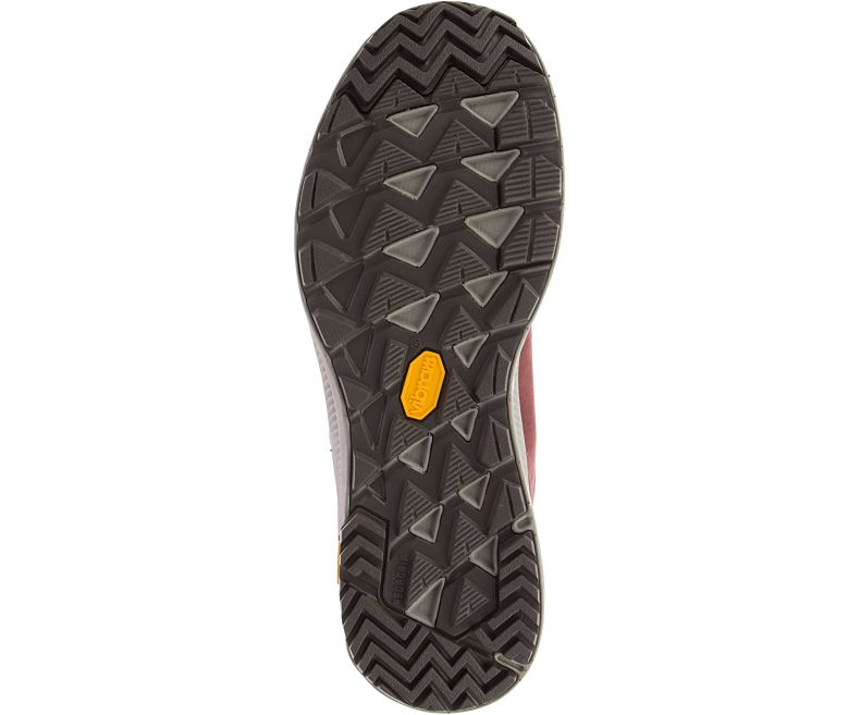 Merrell Ontario Mid Vanntette Fjellsko Dame Mørke Rød | 35912W-1HA