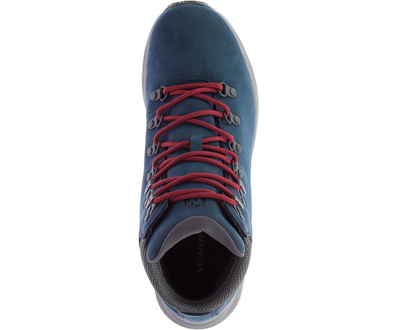 Merrell Ontario Mid Vanntette Gåsko Herre Mørke Blå Rød | 35911M-2WA