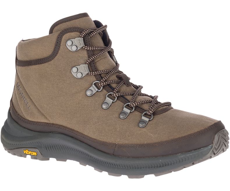 Merrell Ontario X Stormy Kromer Wax Gåsko Herre Mørke Brune | 40754M-2WD