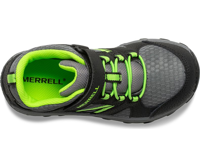 Merrell Outback Mid Boot Fjellstøvler Barn Grå Grønn | 41010K-1HG