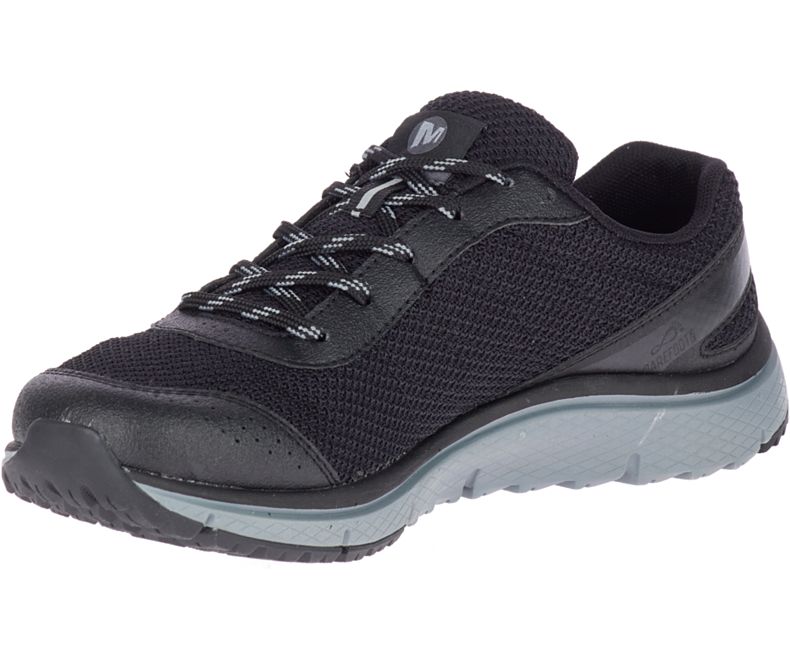 Merrell Overedge Joggesko Dame Svarte | 41511W-1SB