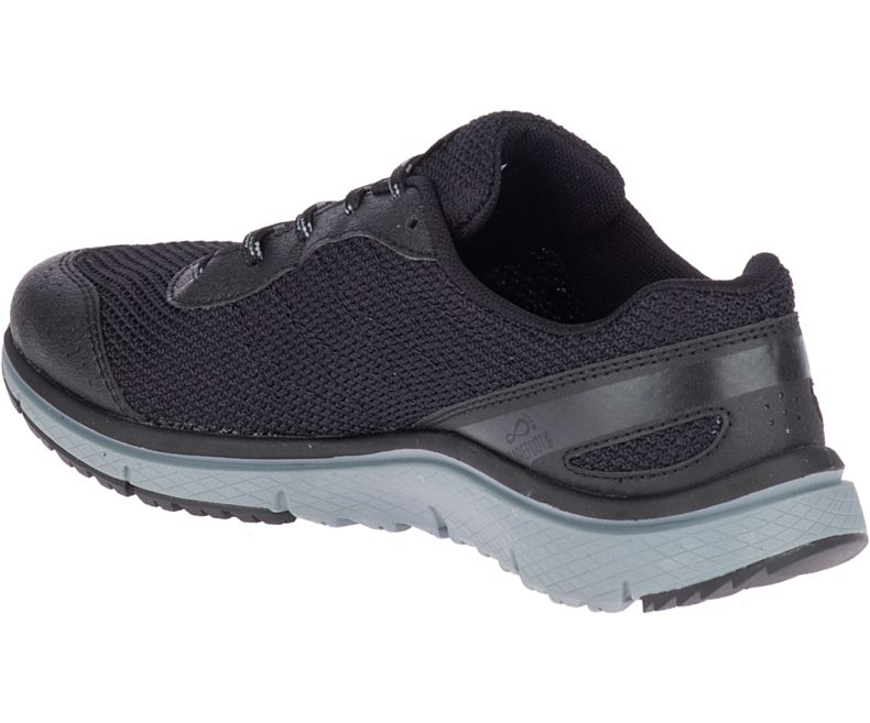 Merrell Overedge Joggesko Dame Svarte | 41511W-1SB