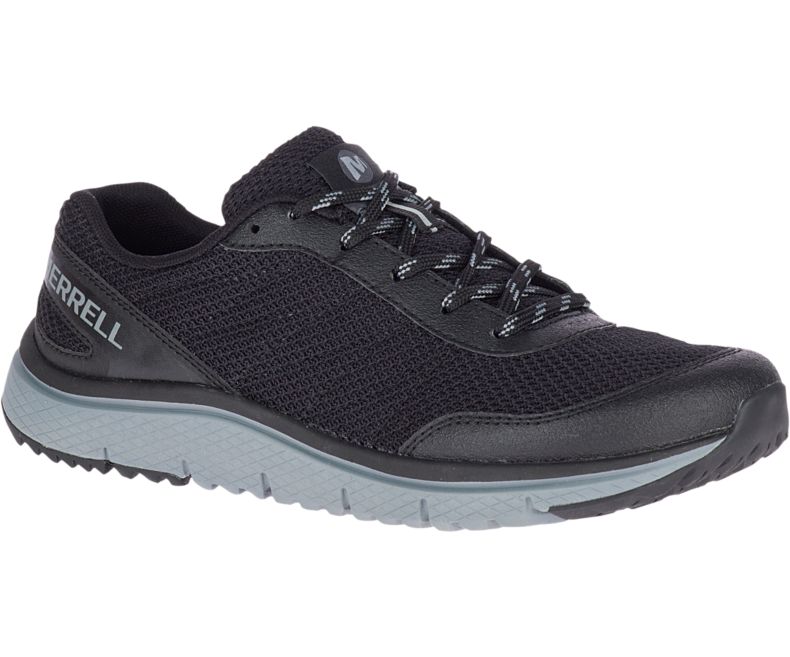 Merrell Overedge Joggesko Dame Svarte | 41511W-1SB