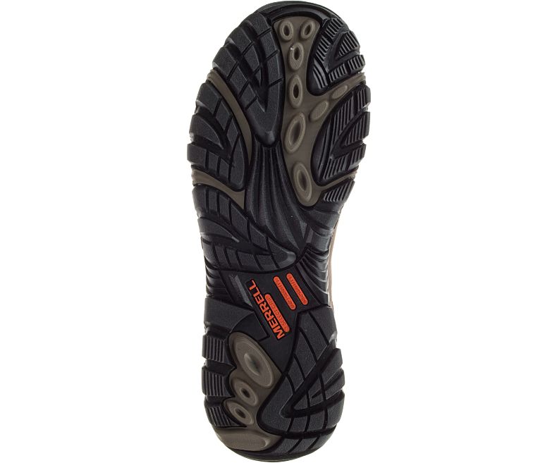 Merrell Phaserbound Mid Vanntette Comp Tå Arbeids Boot Vanntette Sko Herre Mørke Brune | 29079M-2WD