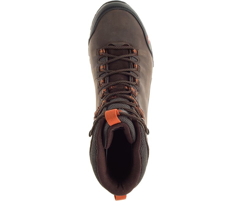Merrell Phaserbound Mid Vanntette Comp Tå Arbeids Boot Vanntette Sko Herre Mørke Brune | 29079M-2WD