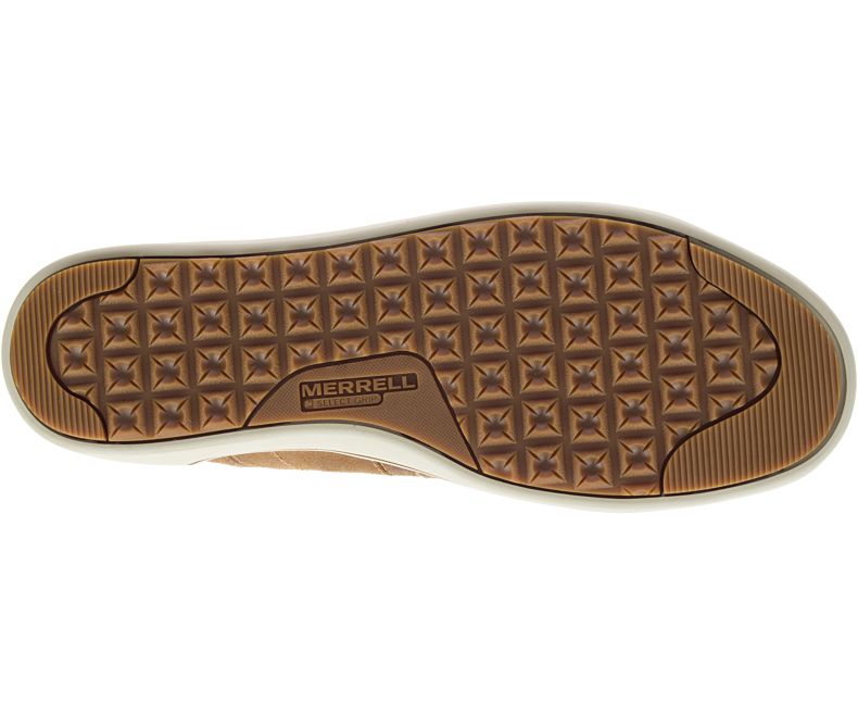 Merrell Primer Lær Joggesko Herre Brune | 39484M-2CN