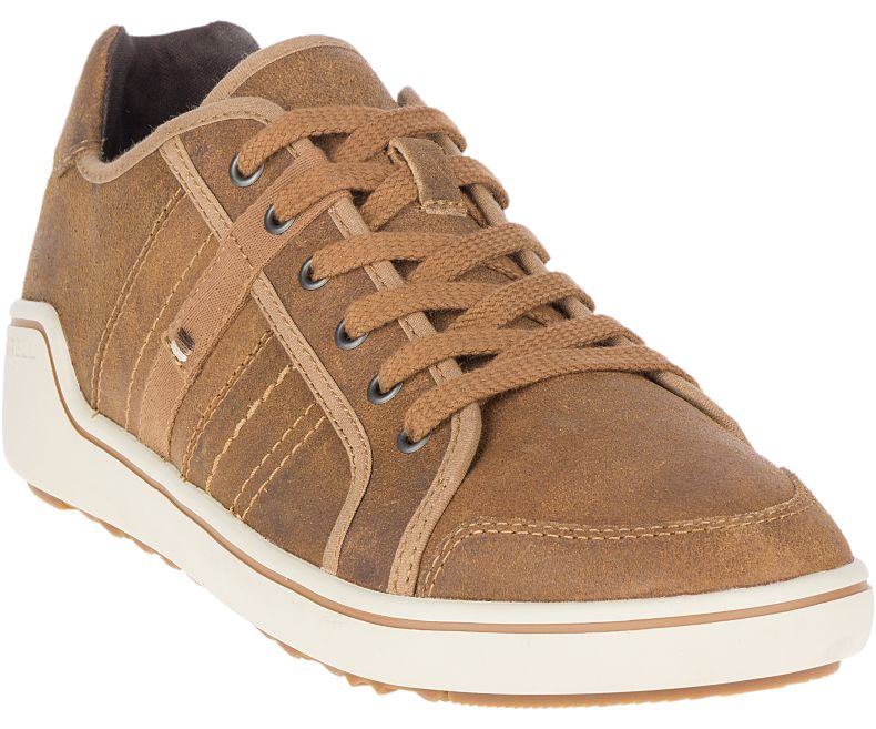 Merrell Primer Lær Joggesko Herre Brune | 39484M-2CN