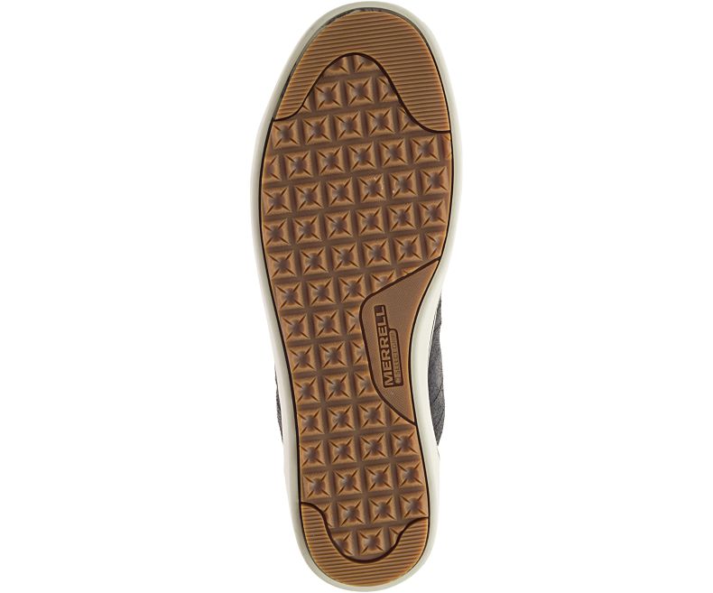 Merrell Primer Mid Lær Joggesko Herre Svarte | 39483M-2SB