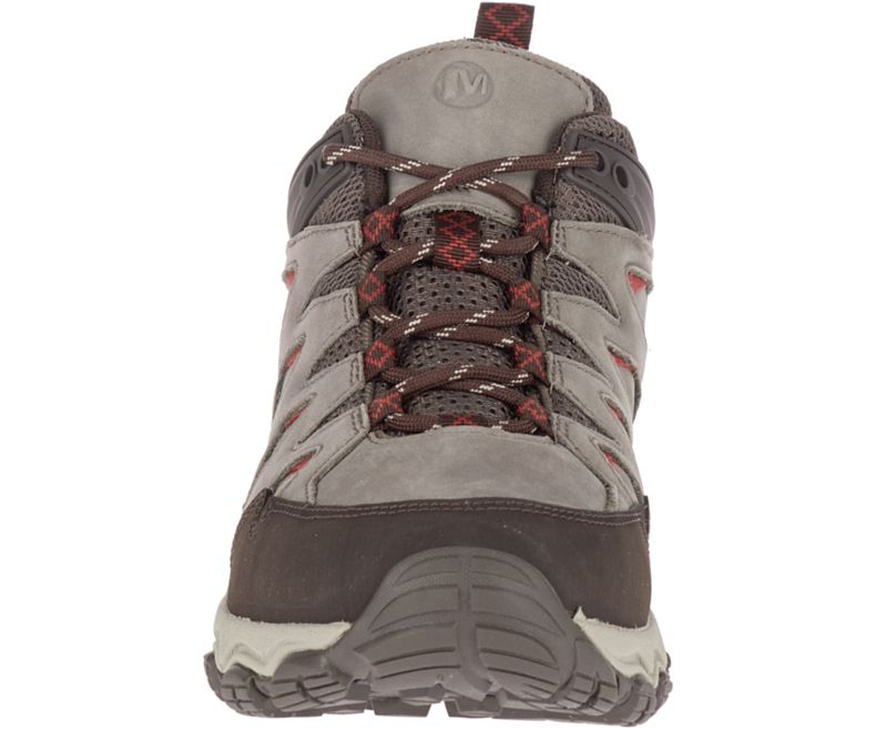 Merrell Pulsate 2 Lær Fjellsko Herre Beige Rød | 36112M-2HB