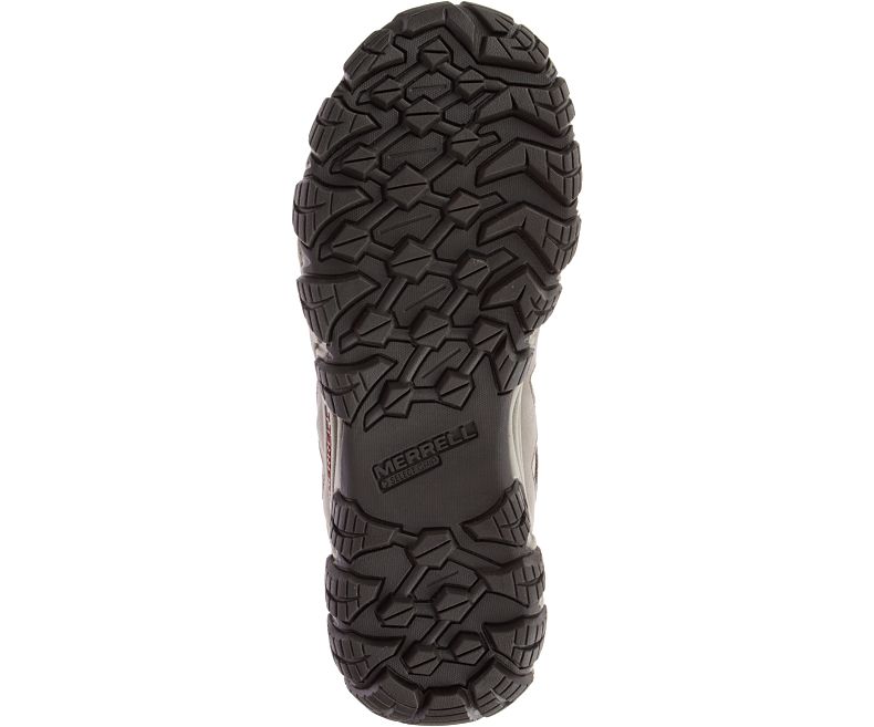 Merrell Pulsate 2 Mid Lær Vanntette Fjellsko Herre Beige Rød | 36108M-2HB