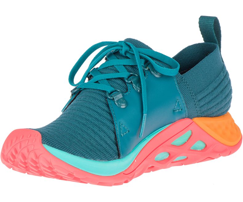 Merrell Range AC+ Fritidssko Dame Turkis Korall | 36383W-1CT