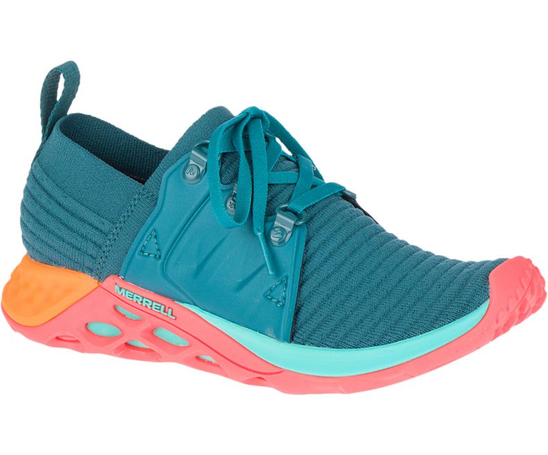 Merrell Range AC+ Fritidssko Dame Turkis Korall | 36383W-1CT
