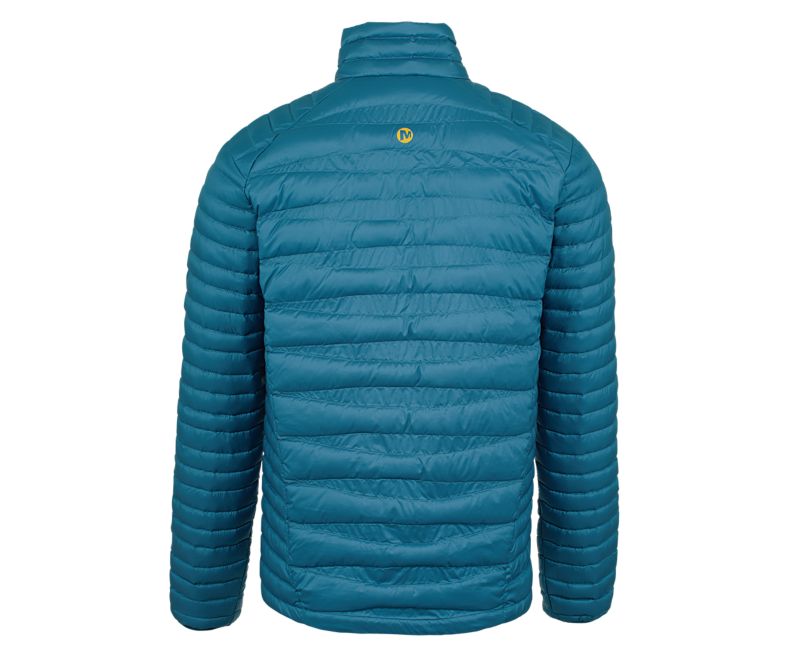 Merrell Ridgevent Thermo Jacket Tunge Jakker Herre Blå | 41187M-2HA