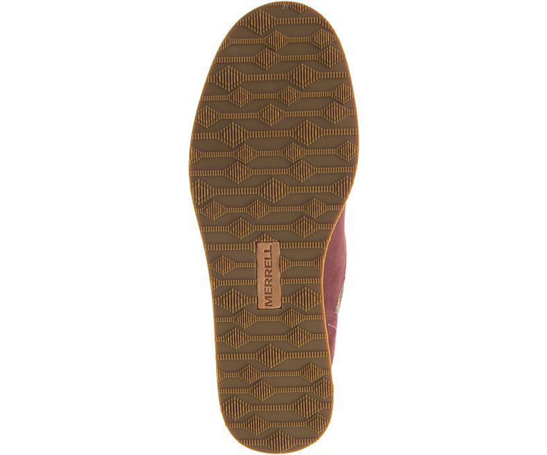Merrell Roam Mid Fritidssko Dame Mørke Rød Olivengrønne | 40977W-1CD