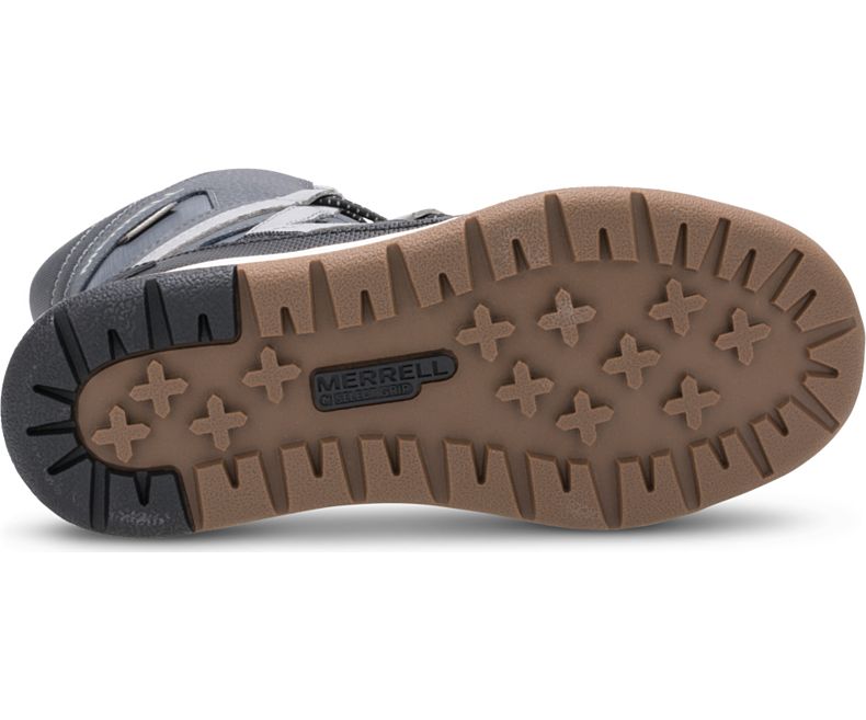 Merrell Snow Crush Vanntette Boot Vinterstøvler Barn Grå Svarte | 35017K-1SG