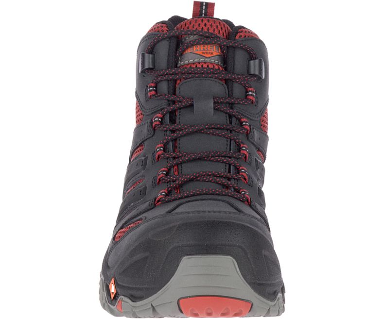 Merrell Strongfield Mid Vanntette Comp Tå Arbeids Boot Arbeidsstøvler Herre Svarte | 41320M-2WB
