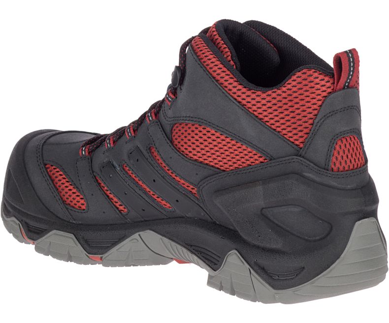 Merrell Strongfield Mid Vanntette Comp Tå Arbeids Boot Arbeidsstøvler Herre Svarte | 41320M-2WB