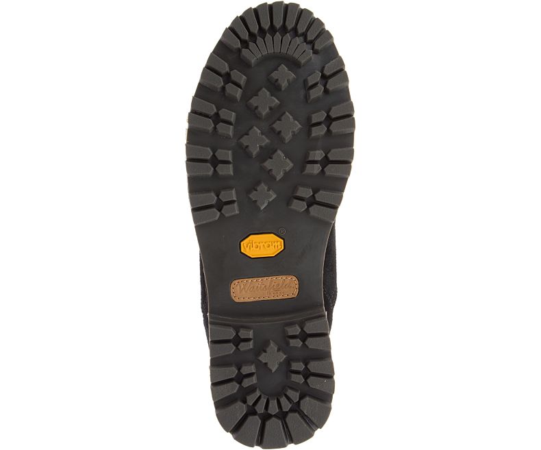 Merrell Sugarbush Vanntette Semsket Skinn Støvler Dame Svarte | 40973W-1BB