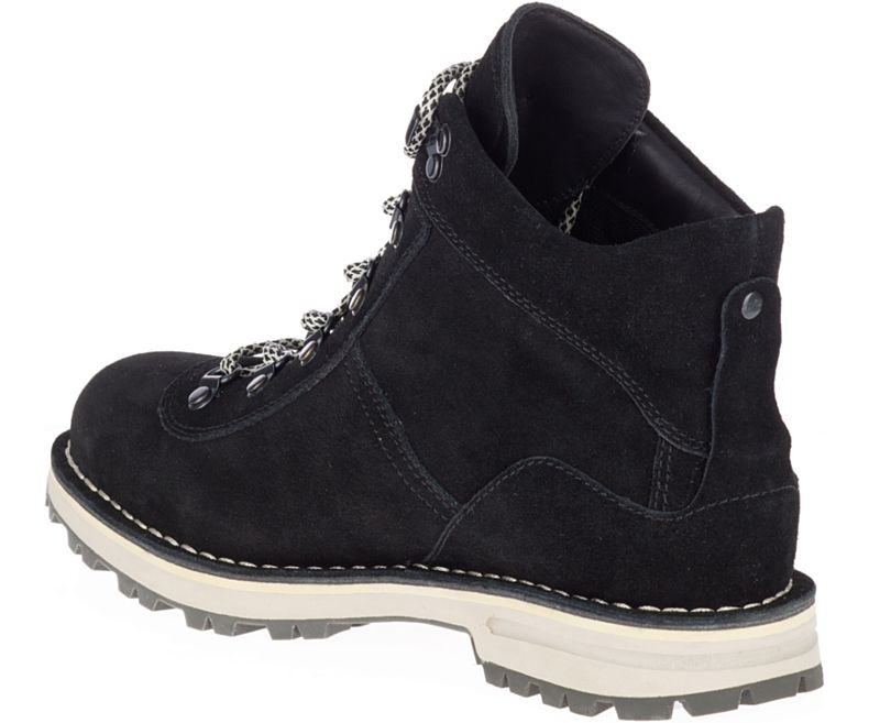Merrell Sugarbush Vanntette Semsket Skinn Støvler Dame Svarte | 40973W-1BB