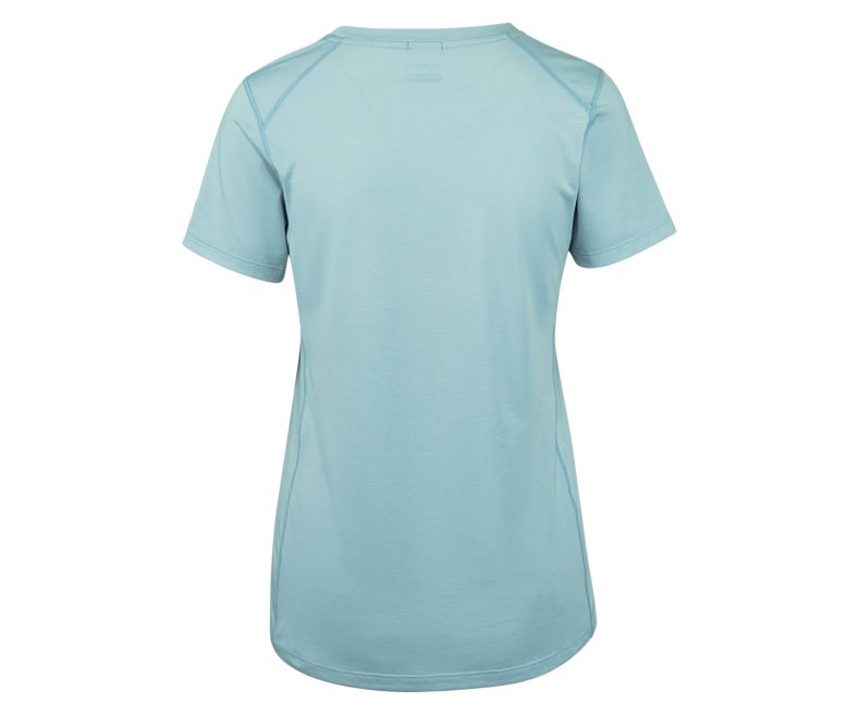 Merrell Tencel® Kort Sleeve Tee with drirelease® Fabric Skjorter Med Korte Ermer Dame Blå | 38891W-1SA