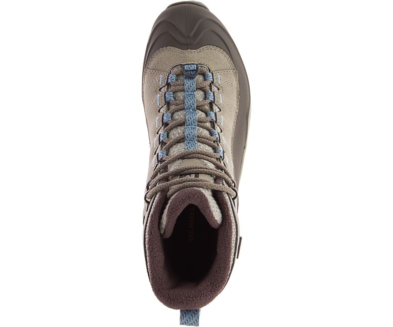 Merrell Thermo Chill Mid Shell Vanntette Vanntette Sko Dame Brune | 35068W-1WA
