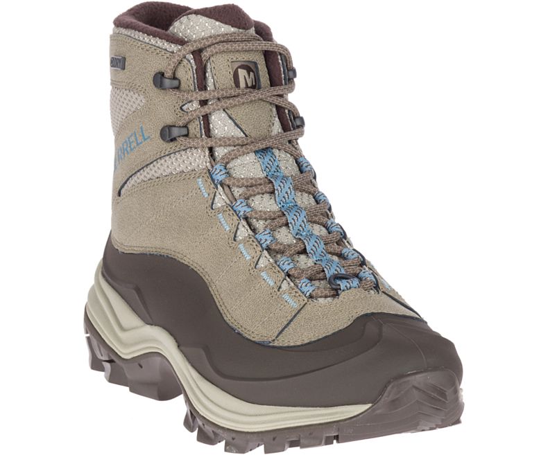 Merrell Thermo Chill Mid Shell Vanntette Vanntette Sko Dame Brune | 35068W-1WA