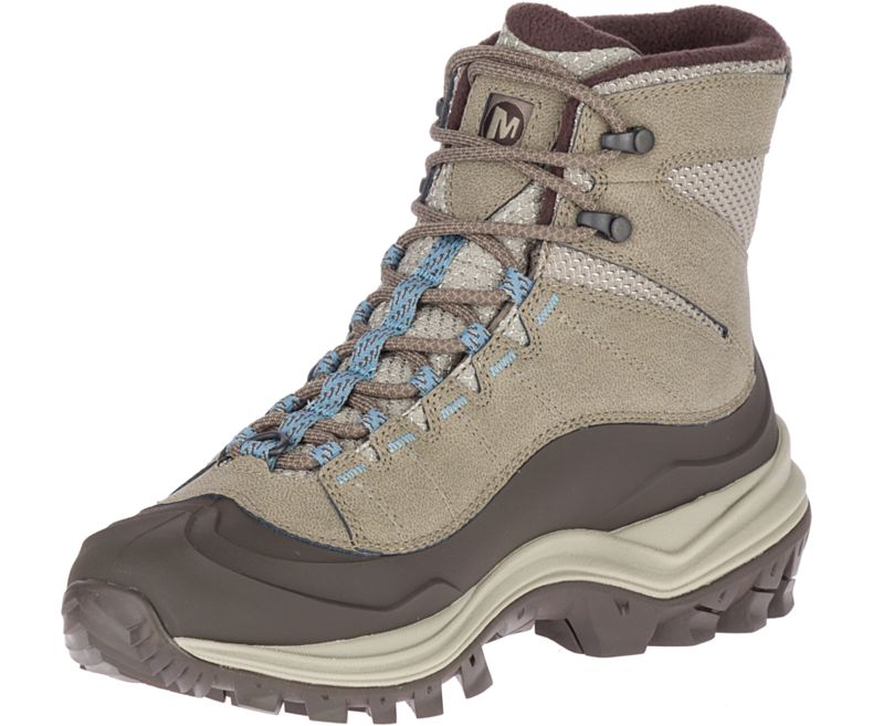 Merrell Thermo Chill Mid Shell Vanntette Vanntette Sko Dame Brune | 35068W-1WA