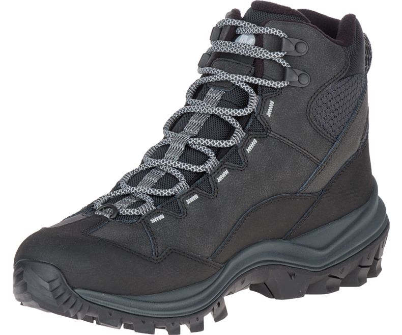 Merrell Thermo Chill Mid Vanntette Fjellsko Herre Svarte | 32356M-2HB