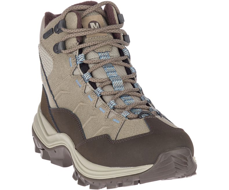 Merrell Thermo Chill Mid Vanntette Vanntette Sko Dame Brune | 32358W-1WA