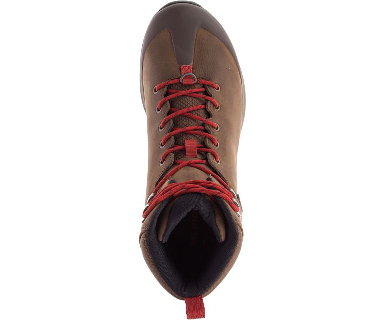 Merrell Thermo Glacier Mid Vanntette Vanntette Sko Herre Brune | 41556M-2WA