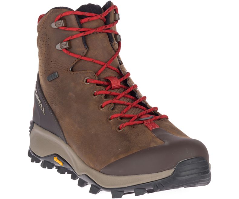 Merrell Thermo Glacier Mid Vanntette Vanntette Sko Herre Brune | 41556M-2WA