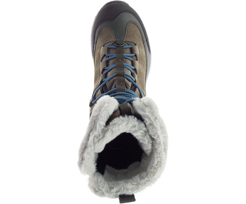 Merrell Thermo Rhea Høye Vanntette Vanntette Sko Dame Olivengrønne | 41496W-1WA